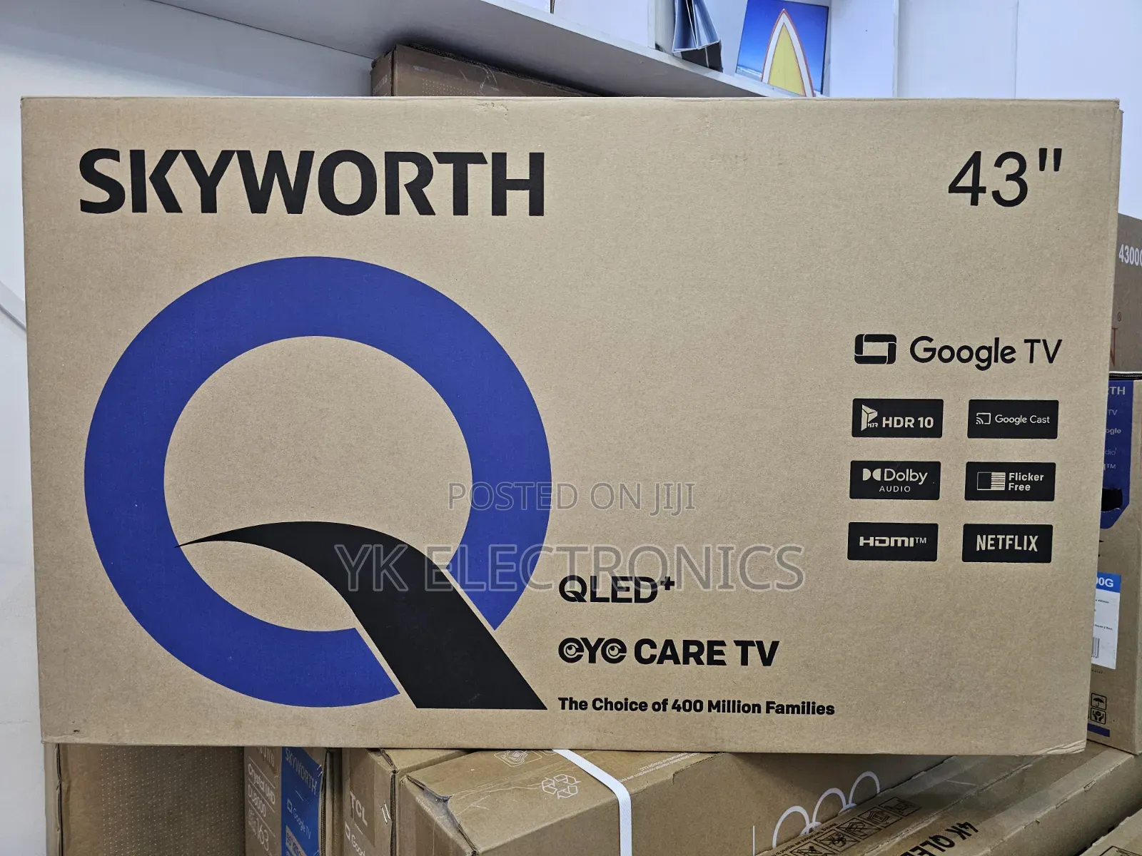 Skyworth 43 Inch FHD QLED TV – Smart Features, Model 43Q6500H