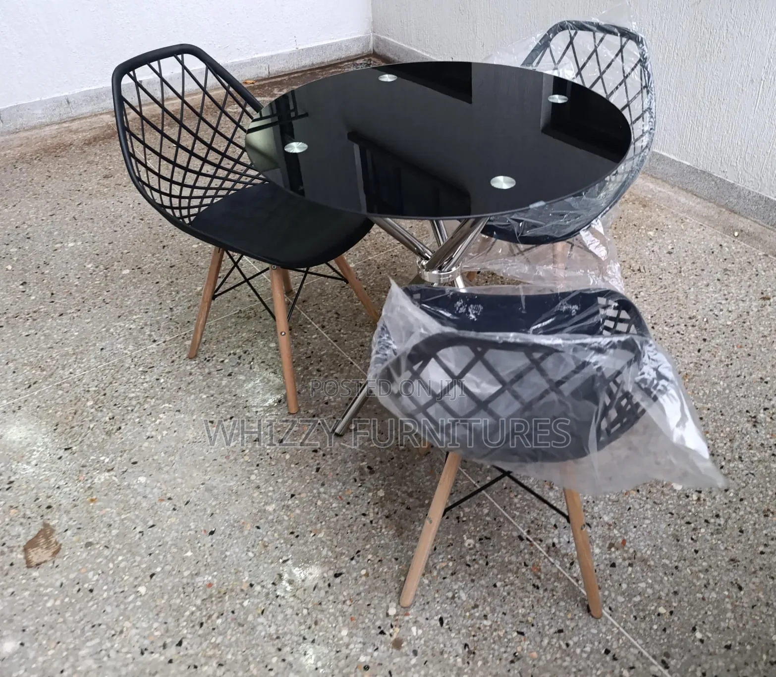 Tempered Glass Dining Set