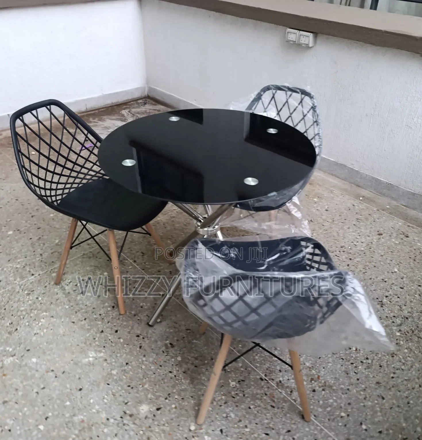 Tempered Glass Dining Set