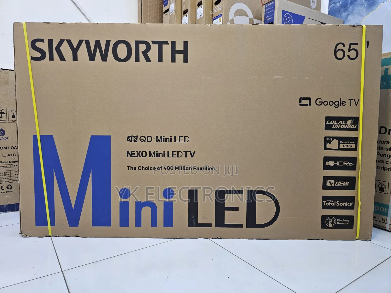Skyworth 65X6600H QD-MiniLED Google Smart TV – 65 Inch Ultra HD