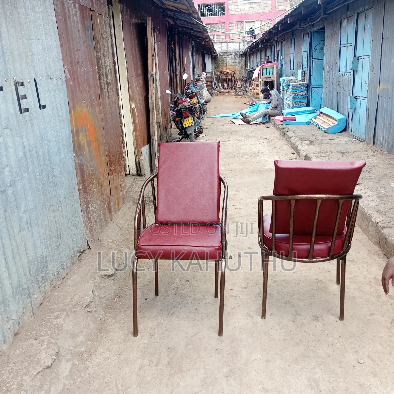 Copper Powder Coated Outdoor Chairs