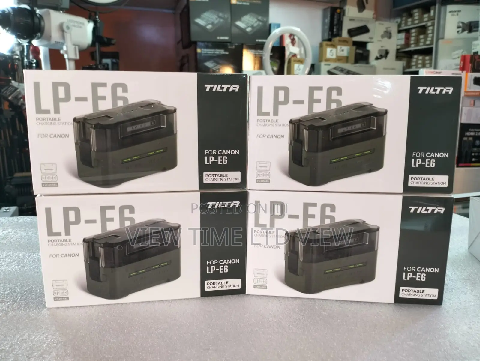 Tilta 4-Channel LP-E6 Portable Charging Station