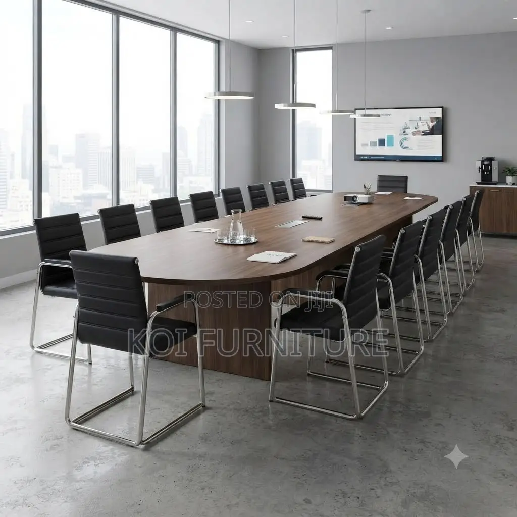 Office Chairs; Visitors Leather Chair With High Back Resting