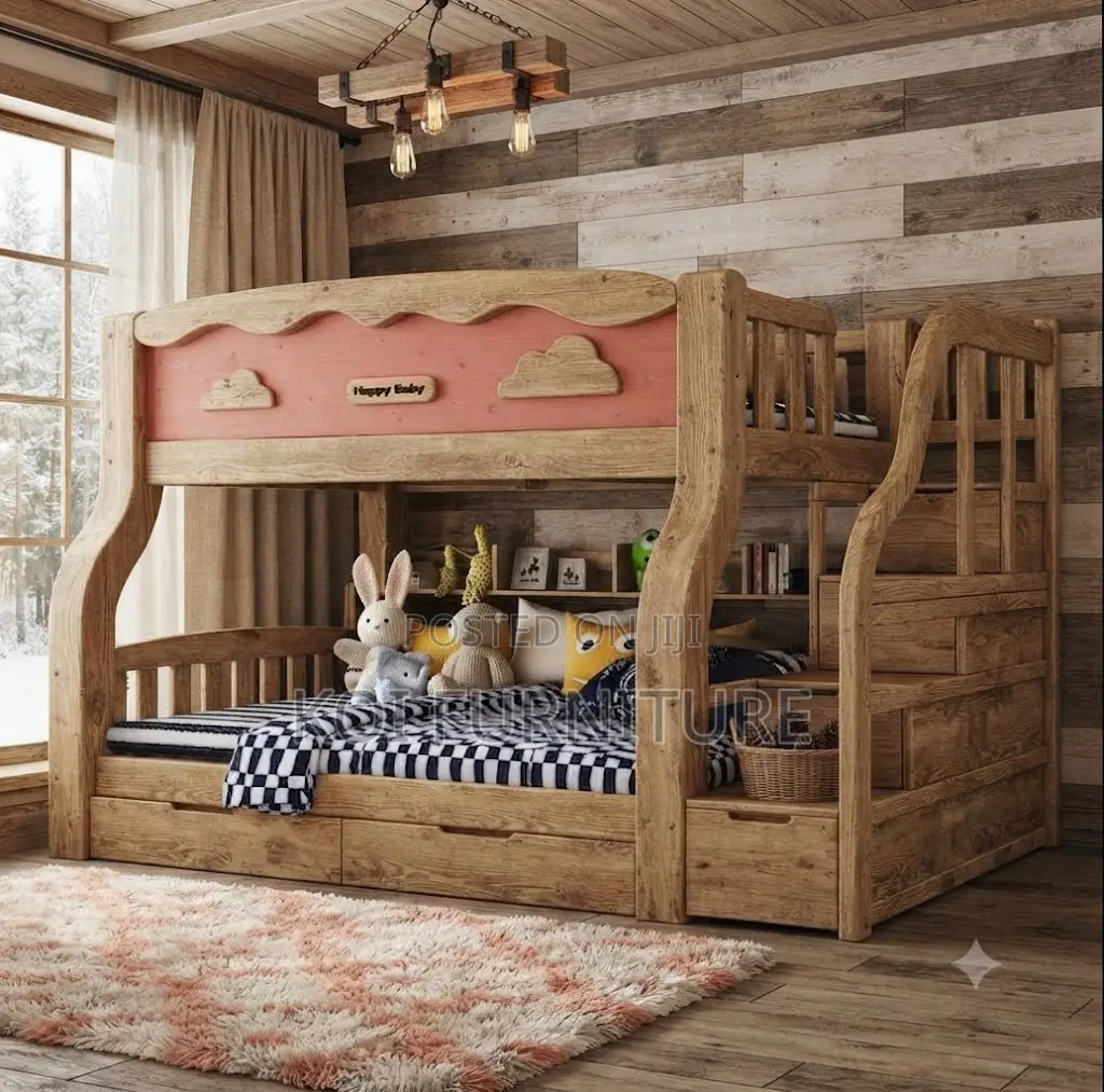 Wooden Double Decker Bed