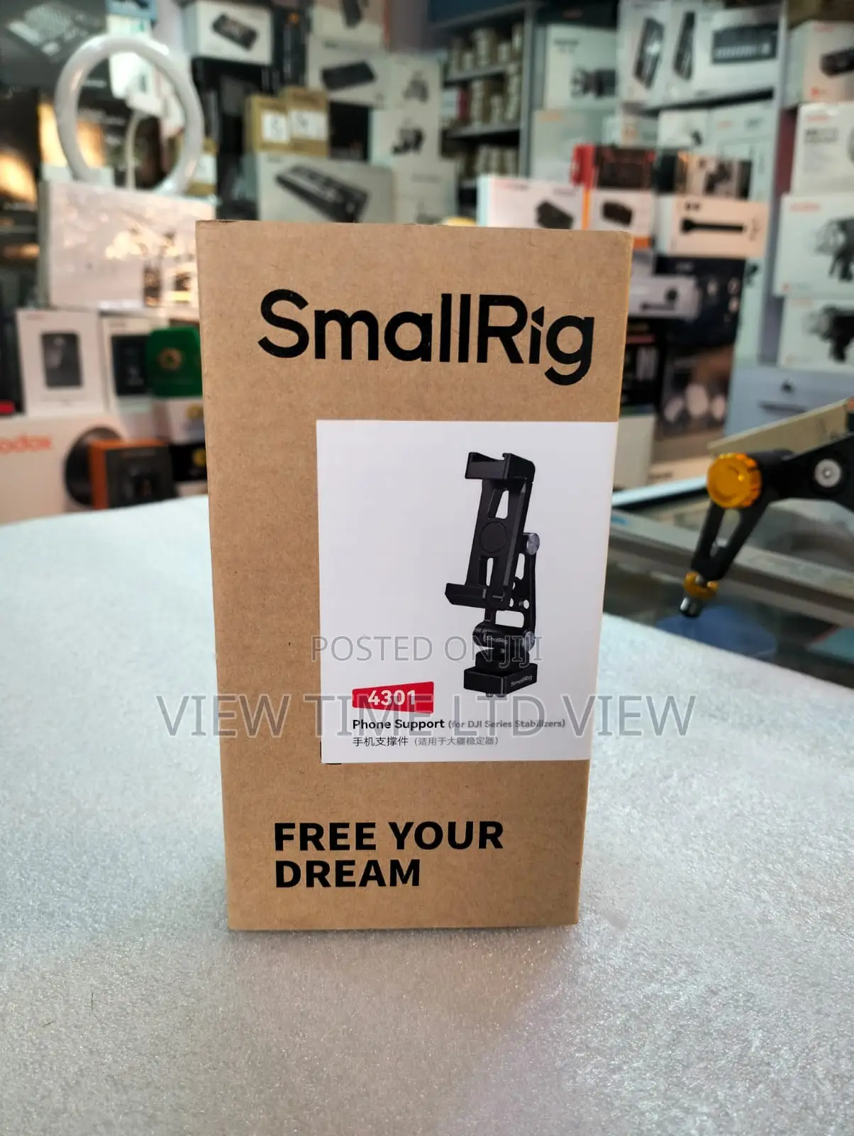 SmallRig 4301 Adjustable Phone Holder for DJI RS Gimbals