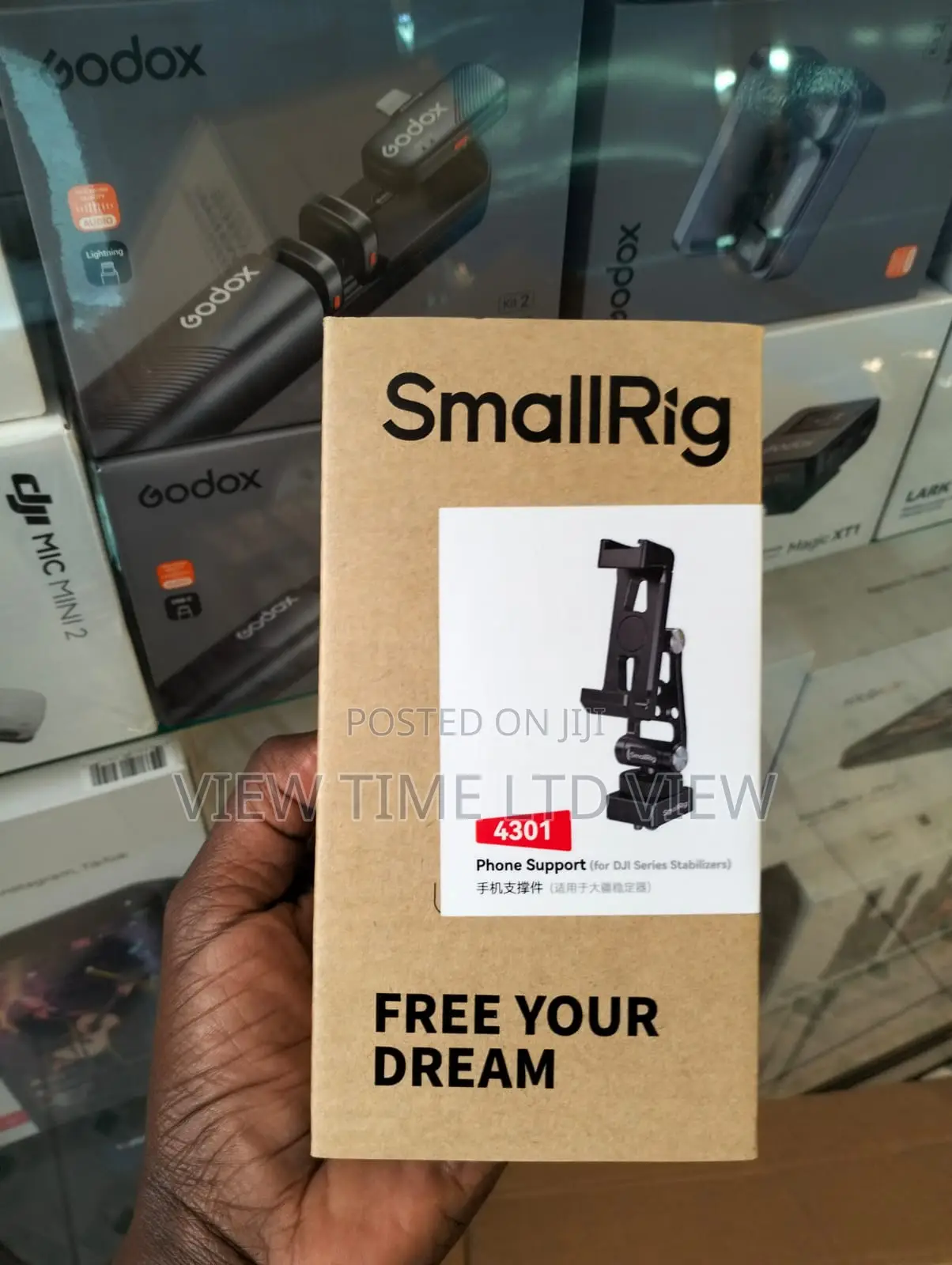 SmallRig 4301 Adjustable Phone Holder for DJI RS Gimbals