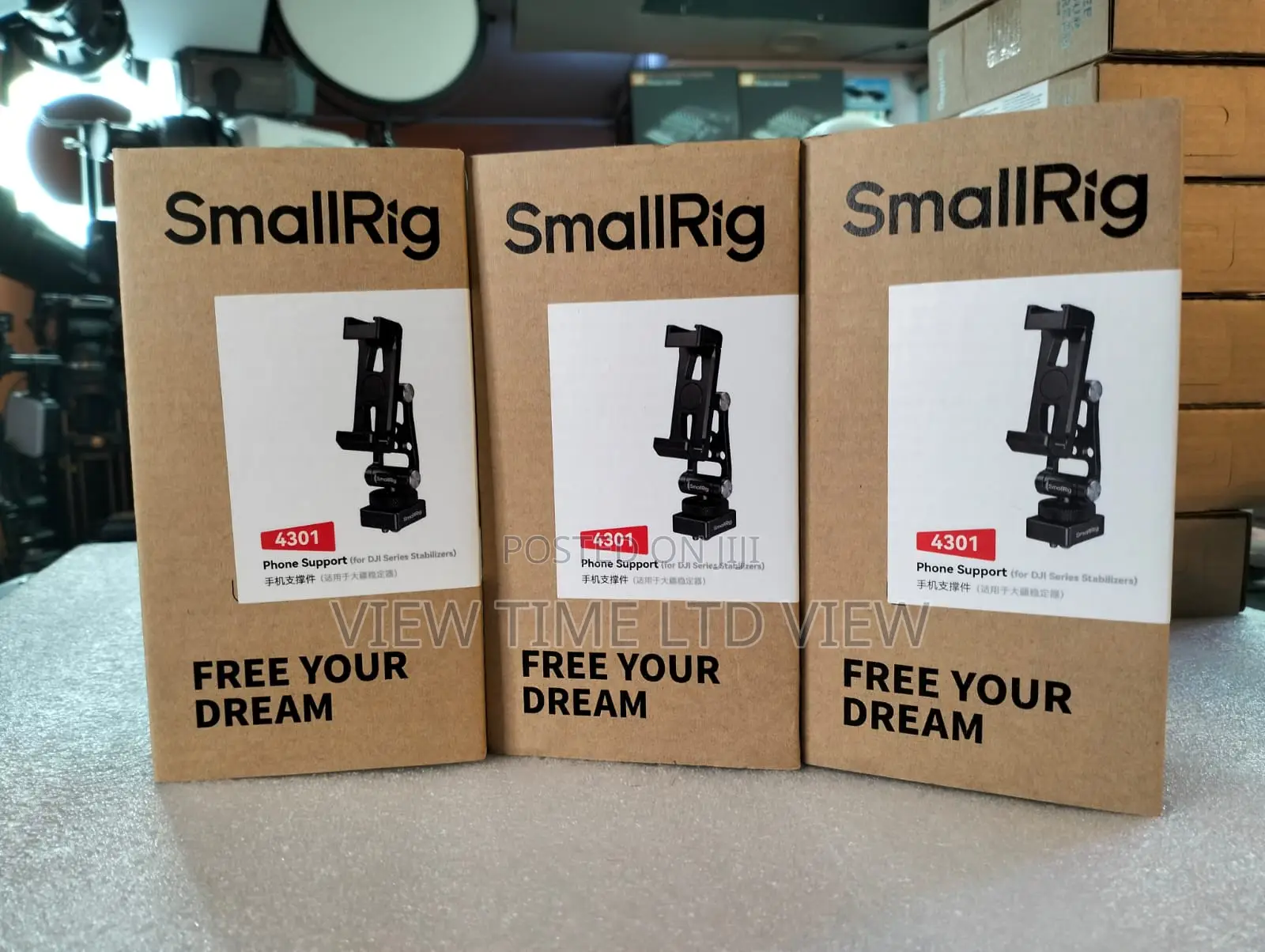 SmallRig 4301 Adjustable Phone Holder for DJI RS Gimbals