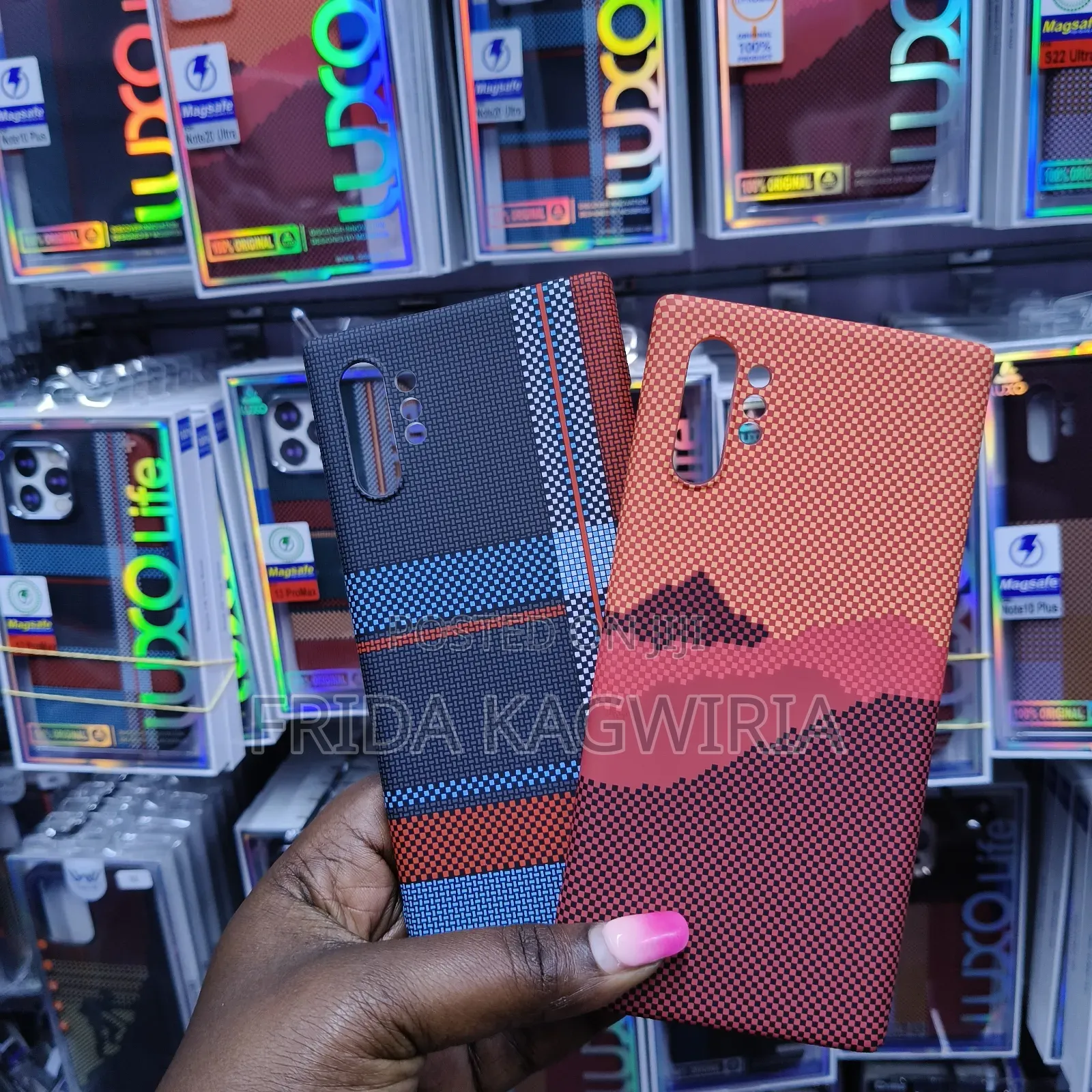 Samsung Note 10 Plus Slim Carbon Fiber Tribal Back Cover