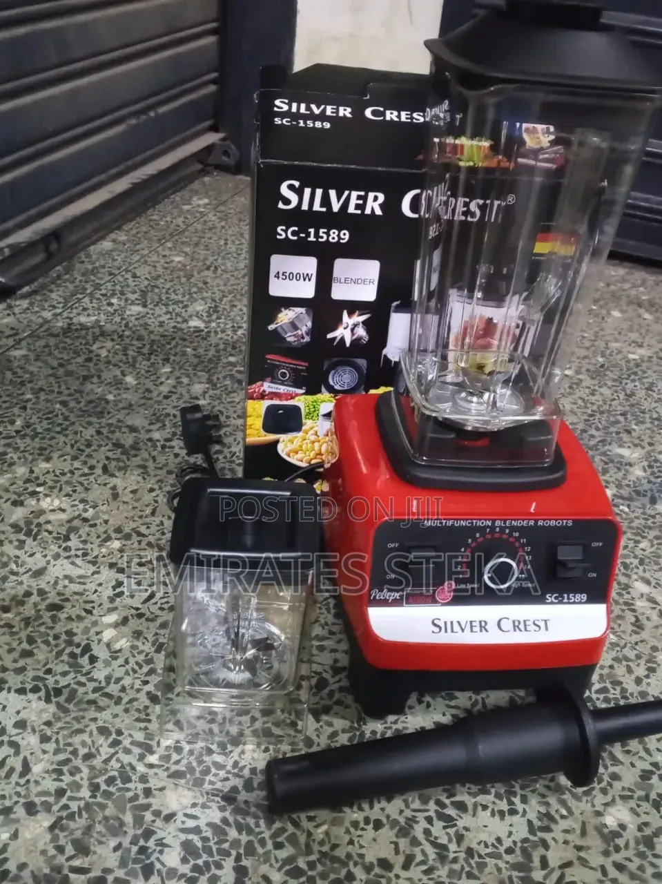 SILVER CREST Commercial Heavy Duty Blender 2 in 1 Blender 4500watts