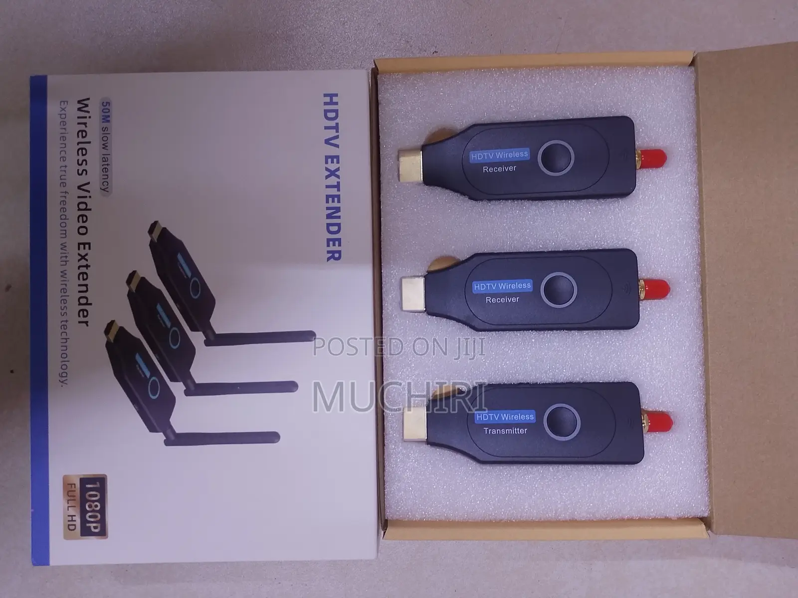1 Transmitter 2 Receivers Wireless Hdmi Extender 50m