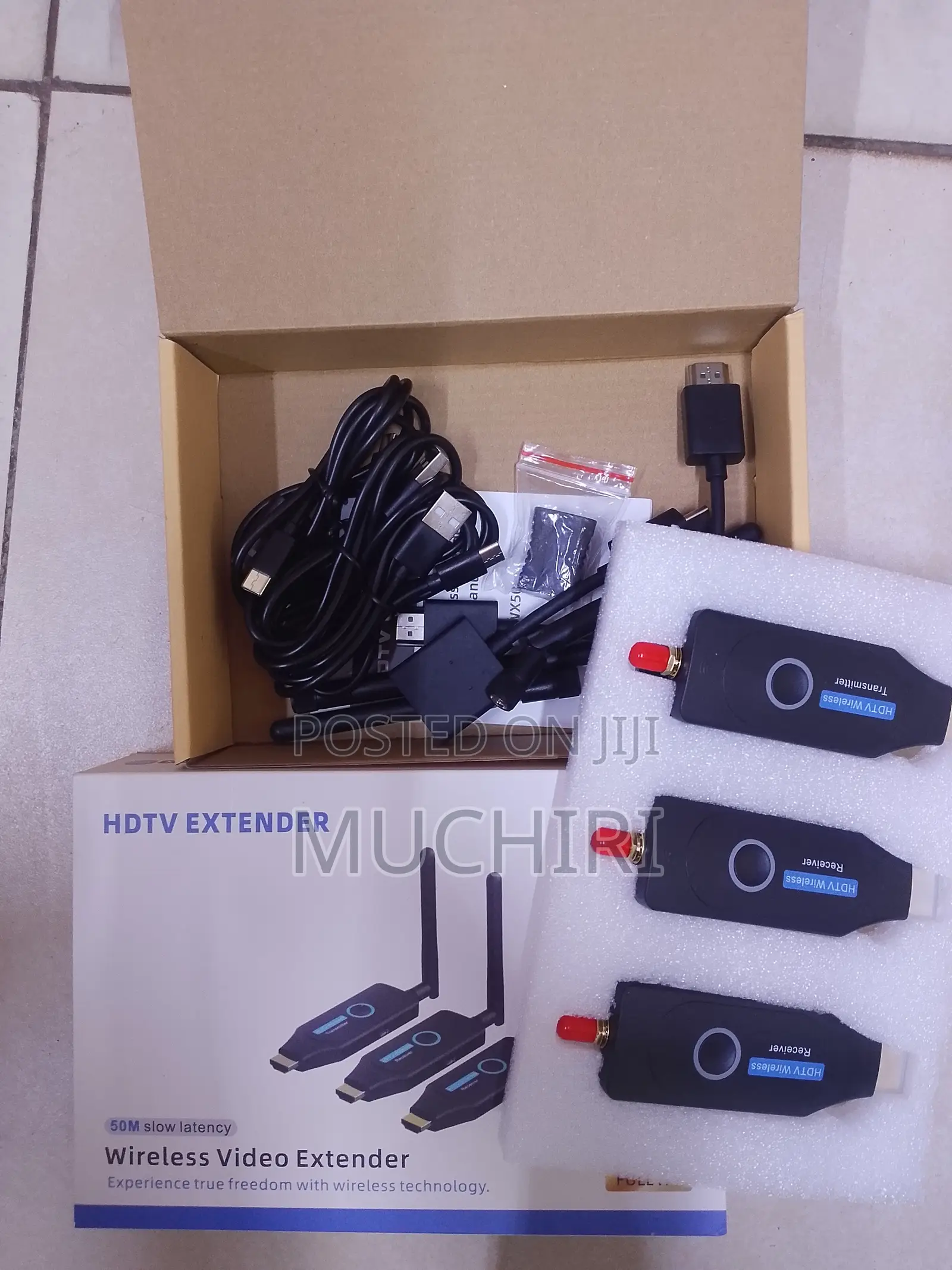 Wireless HDMI Sender 2 Receivers 50M 1080P Extender
