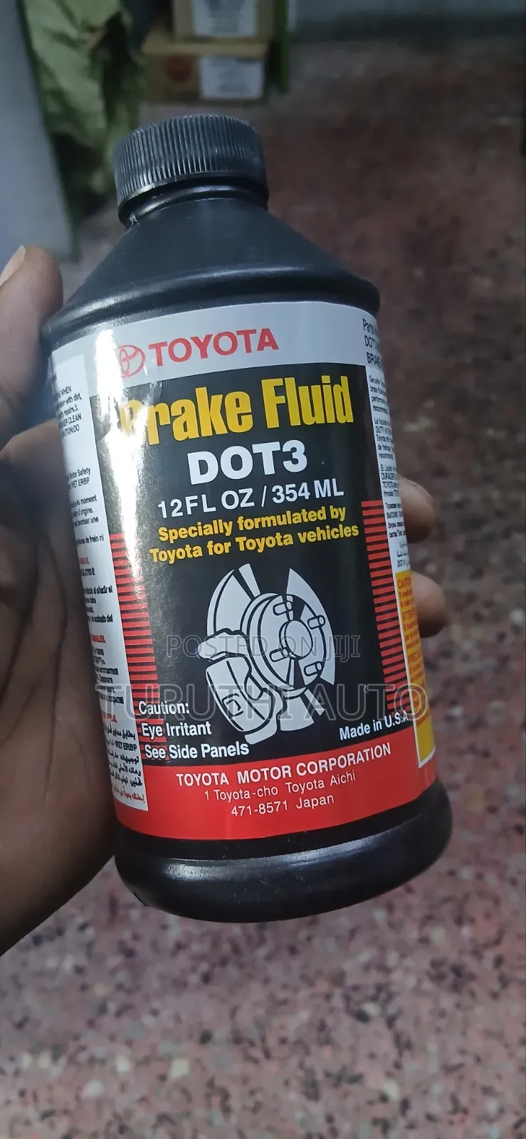 Genuine Toyota Brake Fluid Dot 3 354ml