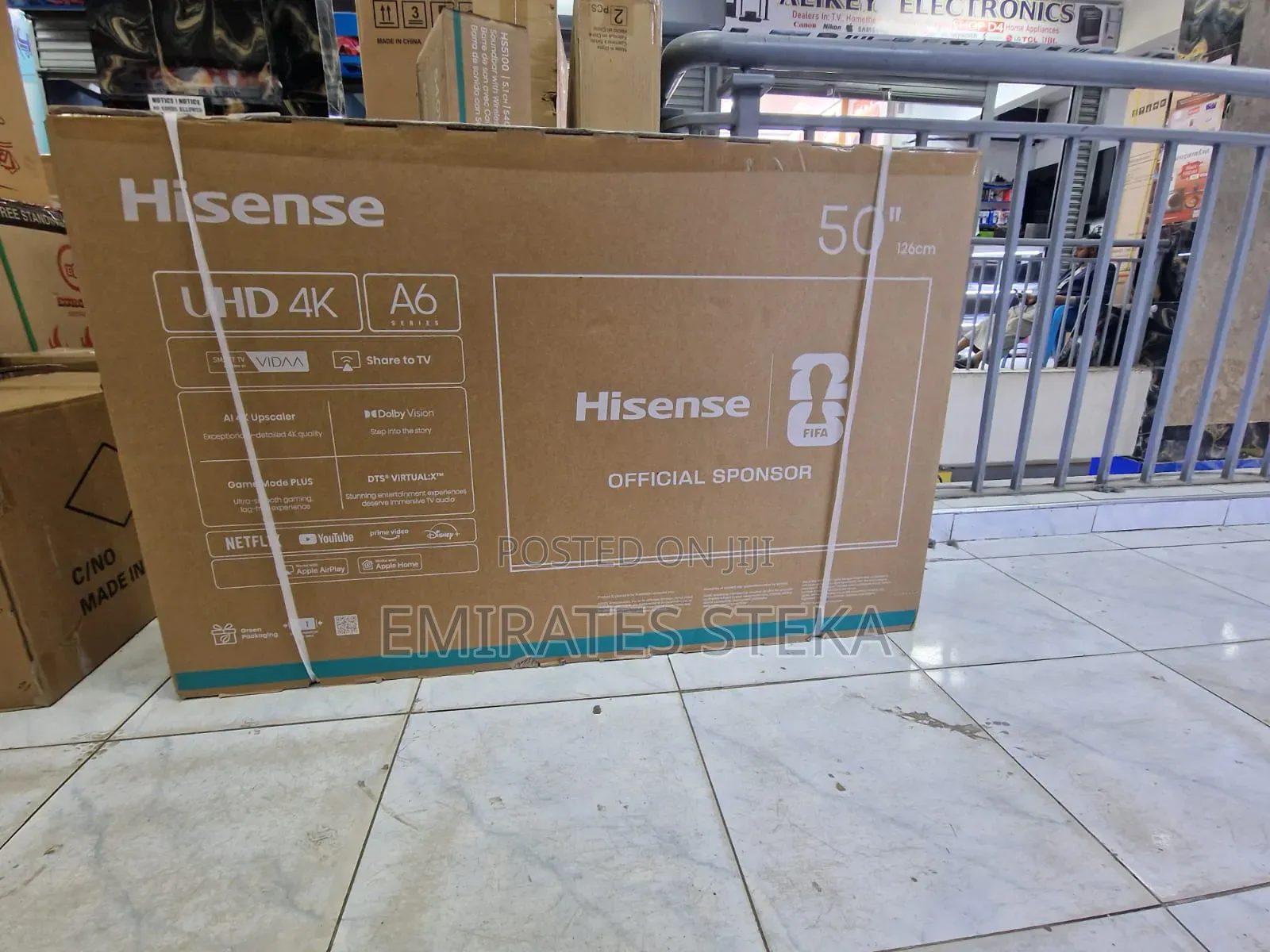 Hisense 50", 50a6 Ultra Hd Smart TV,a6 Series Vidaa Os