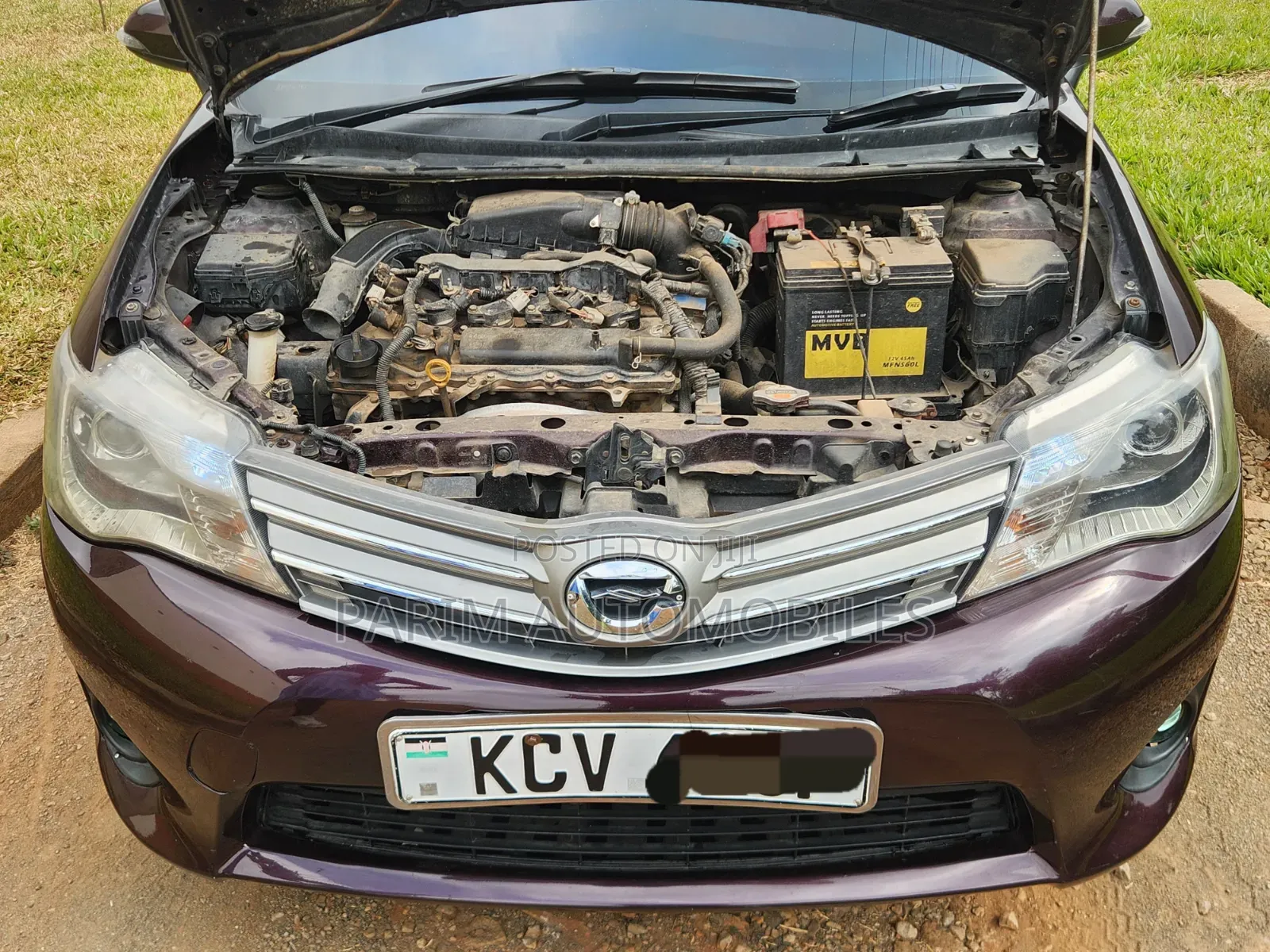 Toyota Axio 2012 Maroon