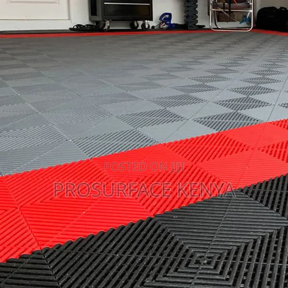 Car Wash Flooring Tiles – 18mm Thick Drainage Design