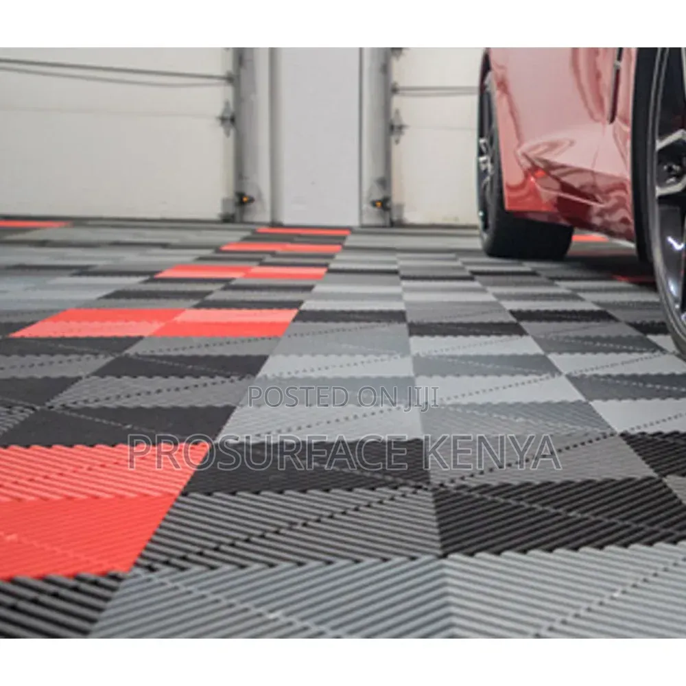 Car Wash Flooring Tiles – 18mm Thick Drainage Design