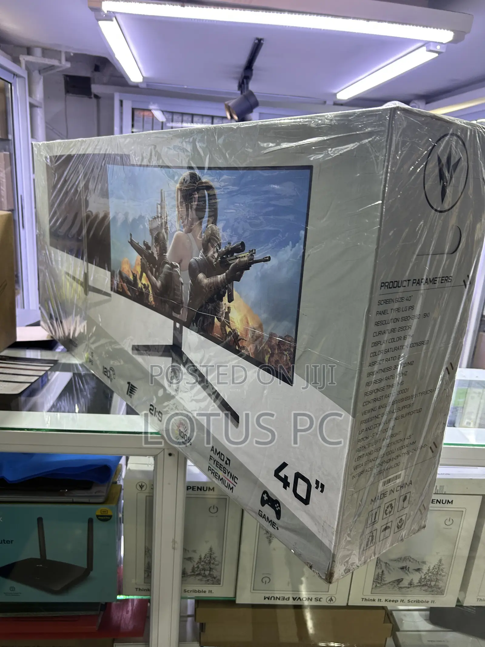 40”inch Curved Jsnova Ultra Wide Gaming Monitor