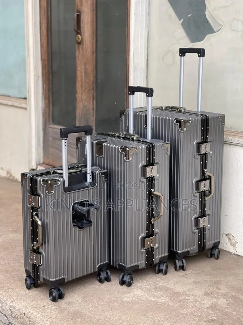 3 in 1 Laxurious Zippless Suitcase Briefcase Travel Bag