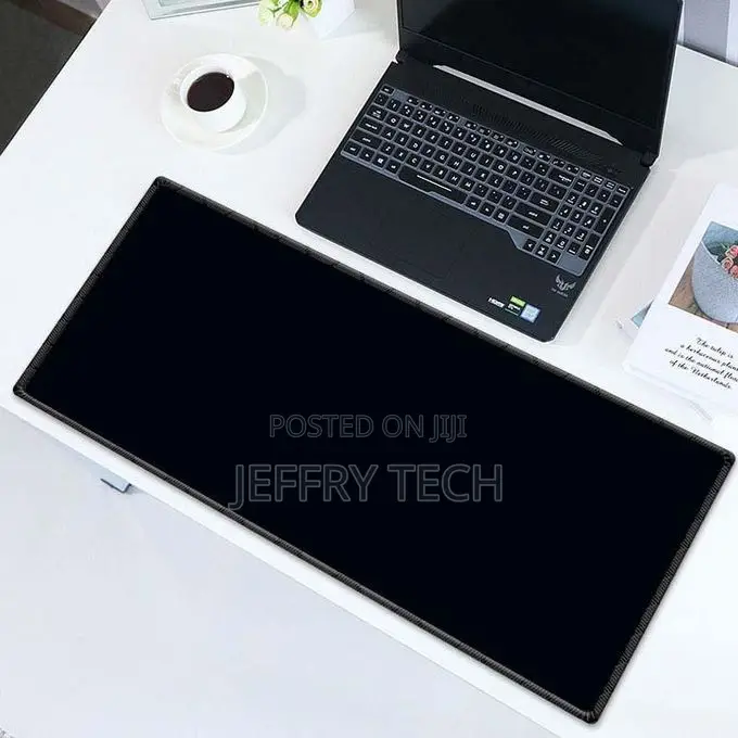 Mouse Pad Keyboard Pad Extra Large Anti Slip Thicken 900*400*3 Black