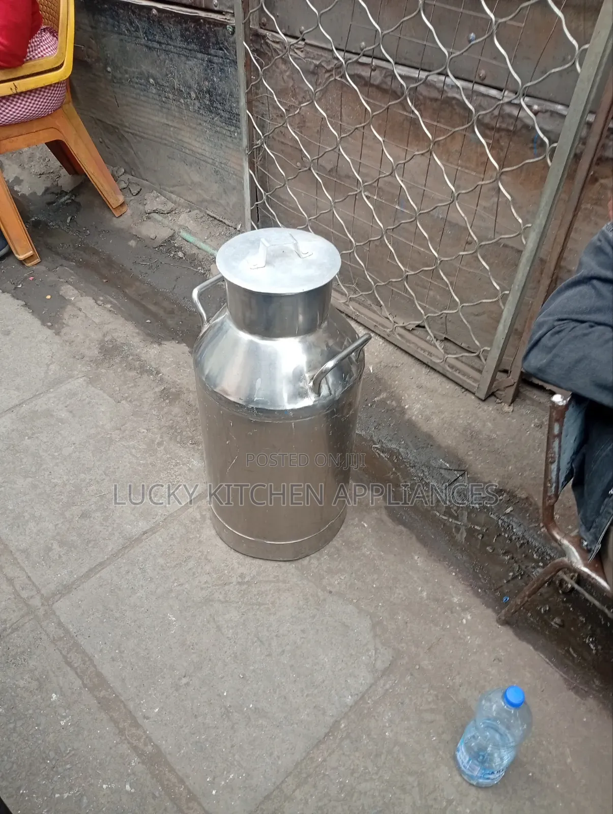 Pure Stainless Steel Milk Cans.