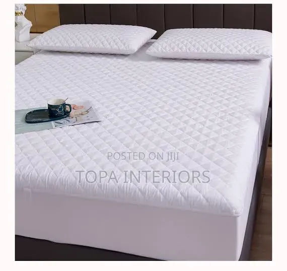 White Waterproof Mattress Fitted Top Covers for Urine and Stain Guard