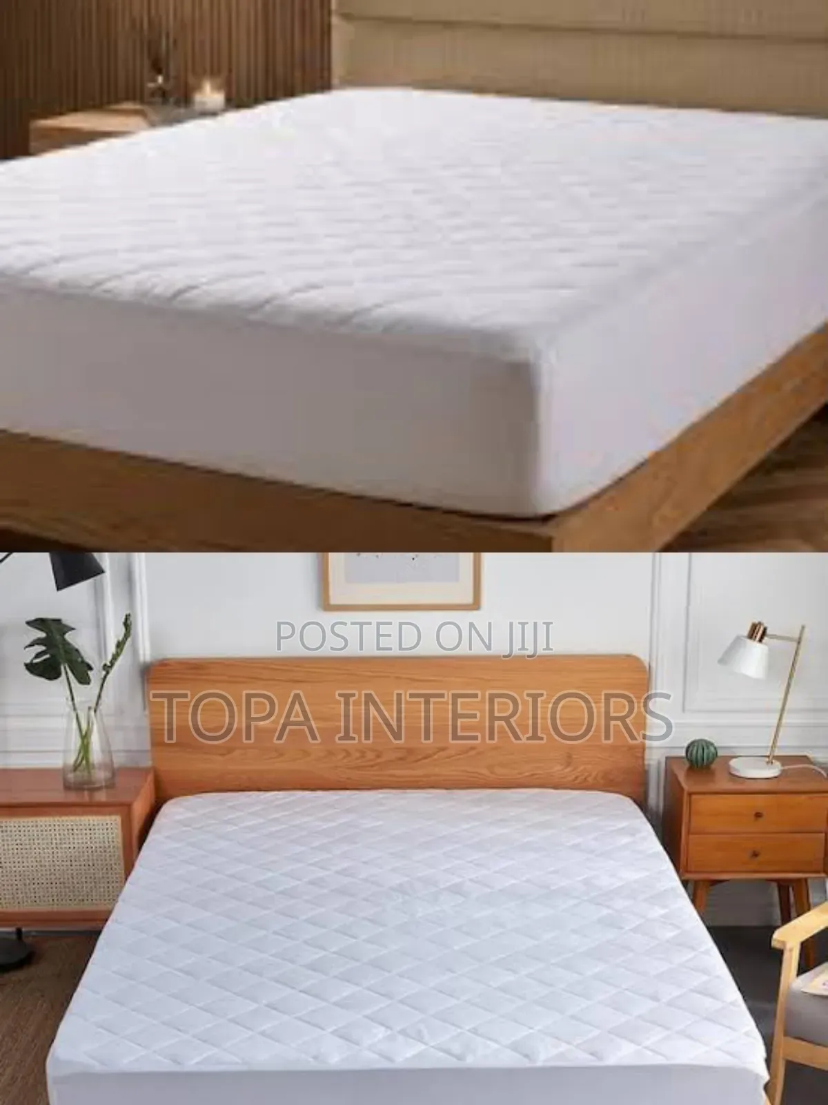 Top Cover Fitted Waterproof Mattress Protector Against Urine and Stain