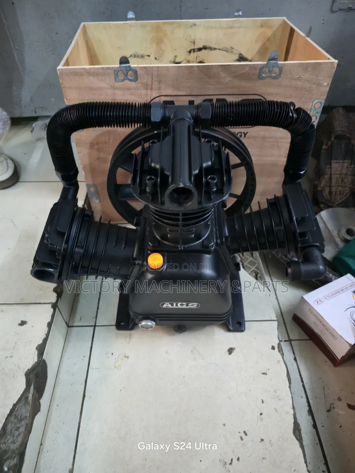 500l/90mm/3 Cylinder Compressor Pump Head /3 Piston Compressor Head