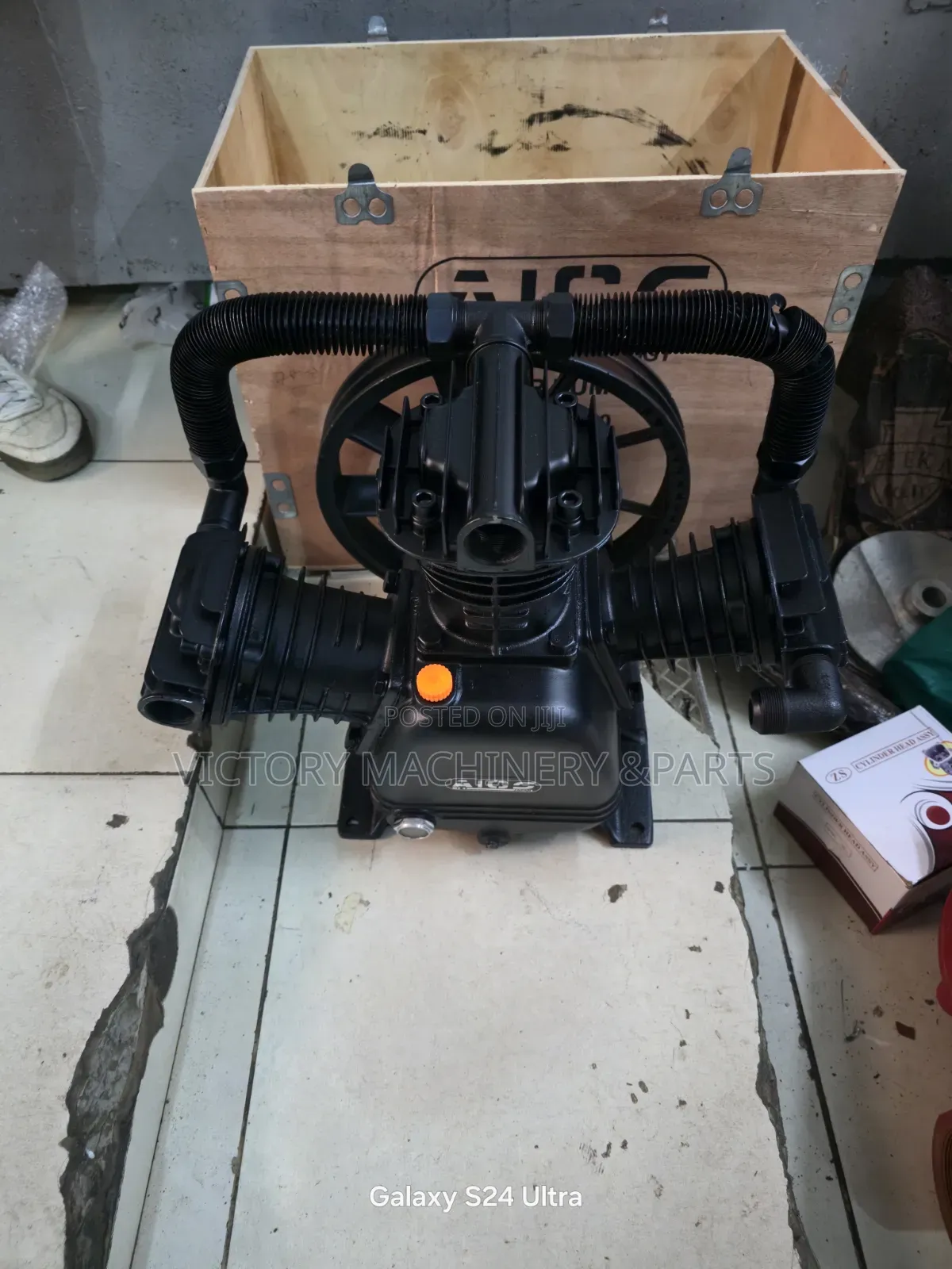 500l/90mm/3 Cylinder Compressor Pump Head /3 Piston Compressor Head
