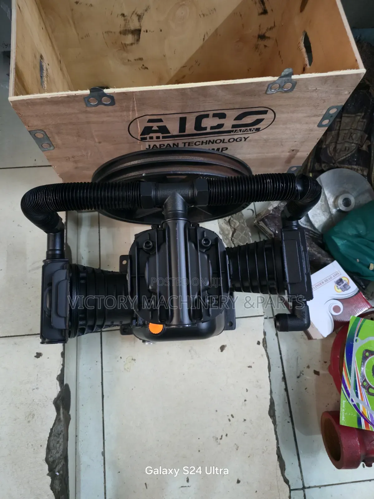 500l/90mm/3 Cylinder Compressor Pump Head /3 Piston Compressor Head