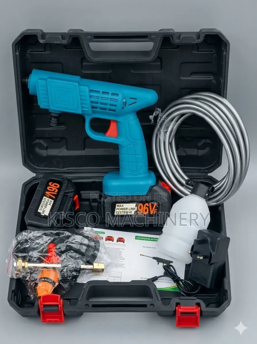 Complete Rechargeable Pressure Washer Set/Car Wash Gun