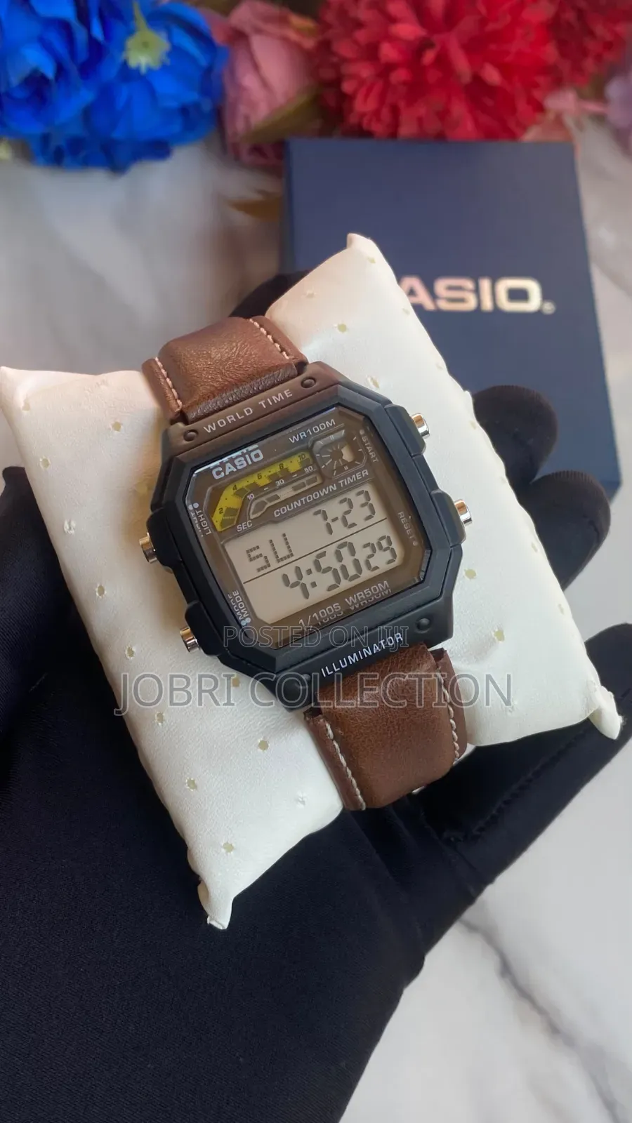 Casio World Time Digital Display Watch