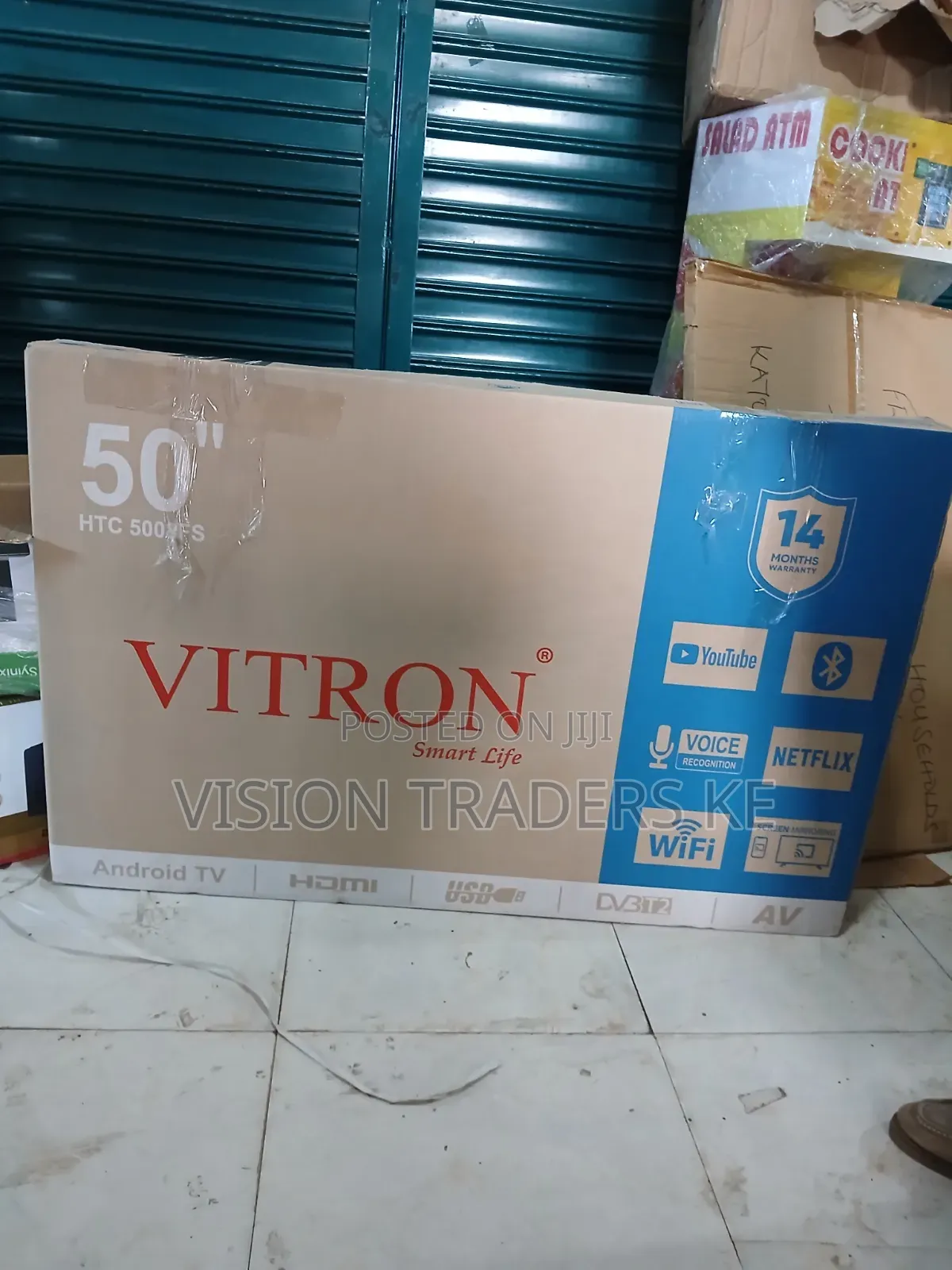 Vitron 50 Inches Smart Android Frameless TV Vitron 50"