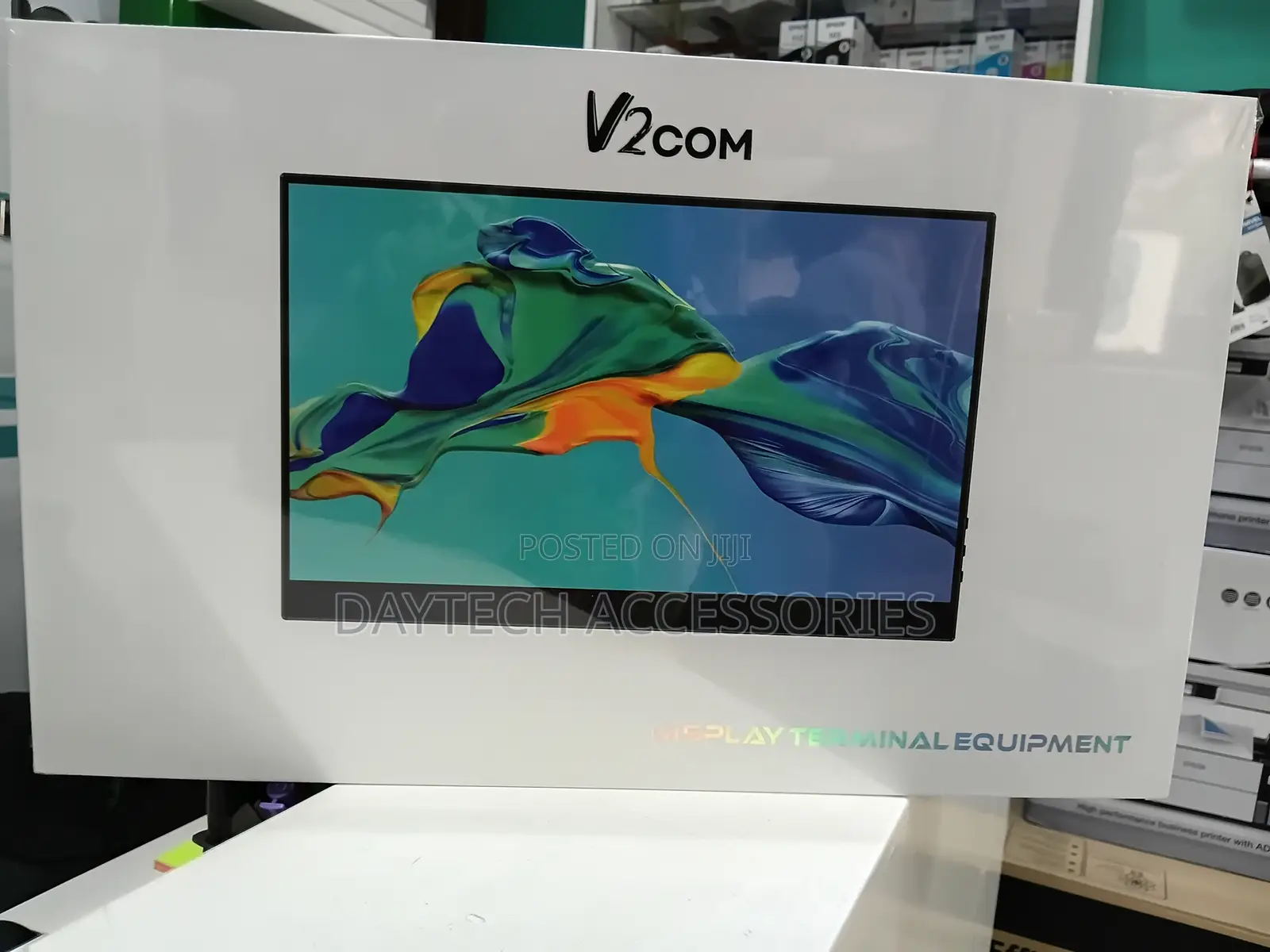 V2com 15.6′′ Portable Touchscreen Monitor Screen Extender FHD 1080p.