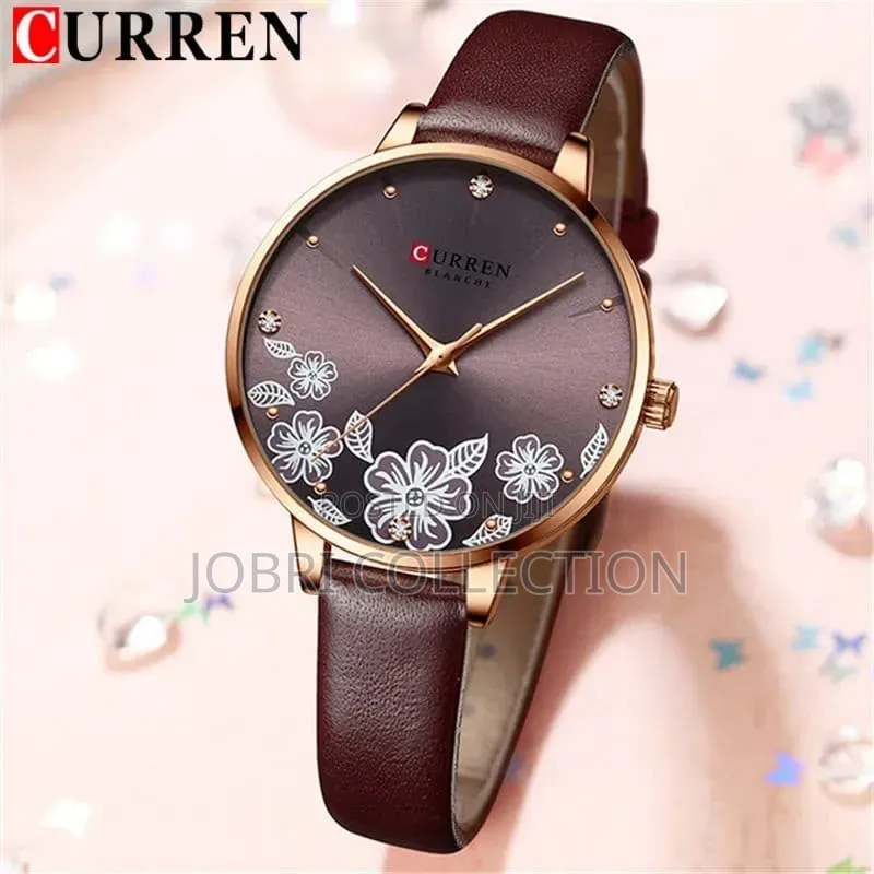 Curren Leather Strap Ladies Watch