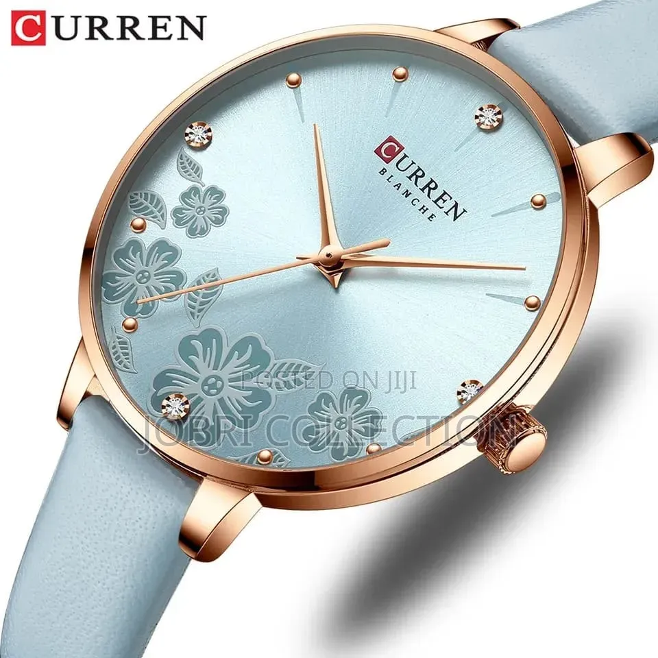 Curren Leather Strap Ladies Watch