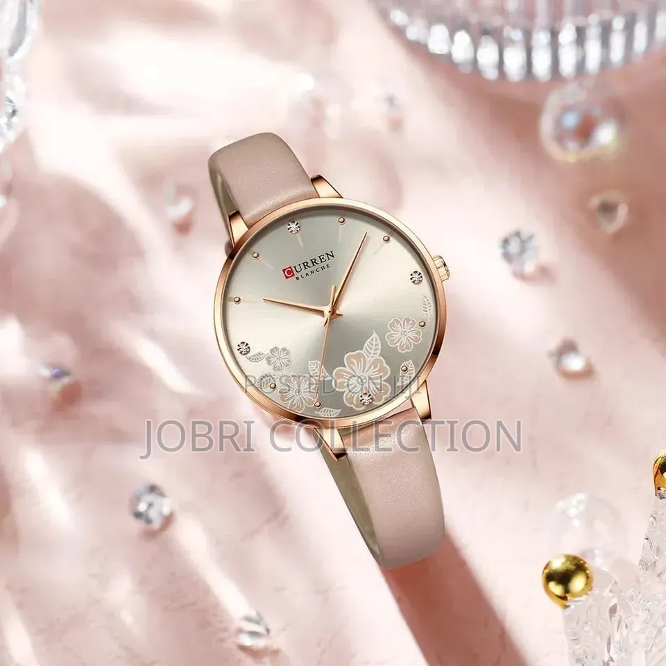 Curren Leather Strap Ladies Watch