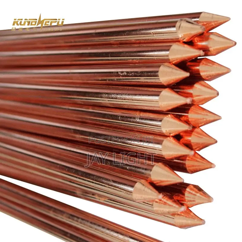 Copper Ground Rod for Grounding Systems and Lightning Protection