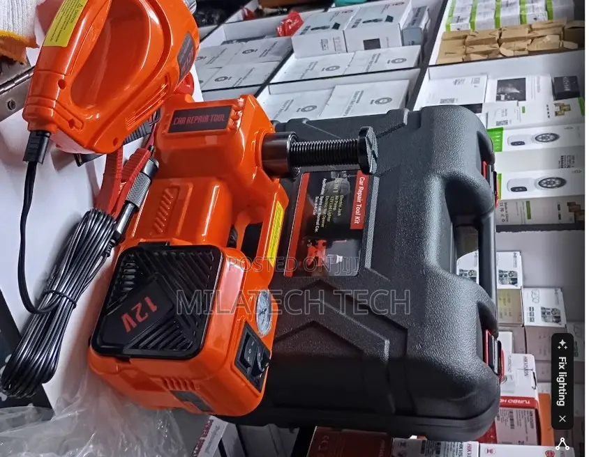 Portable Electric Car Jack and Tire Inflator for All Vehicles