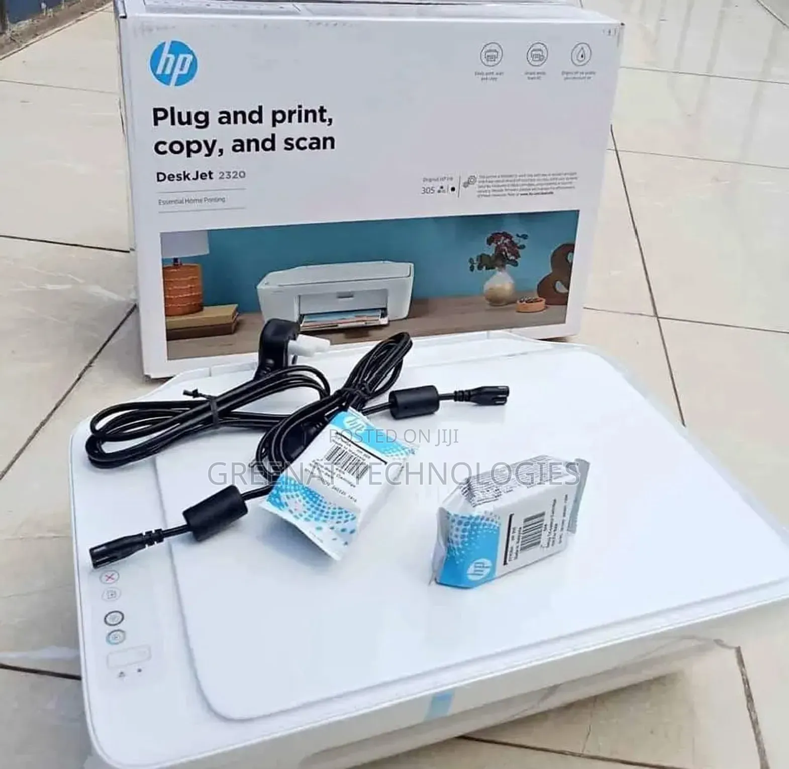 HP Deskjet 2320 All-in-One Printer | Print Scan Copy | USB