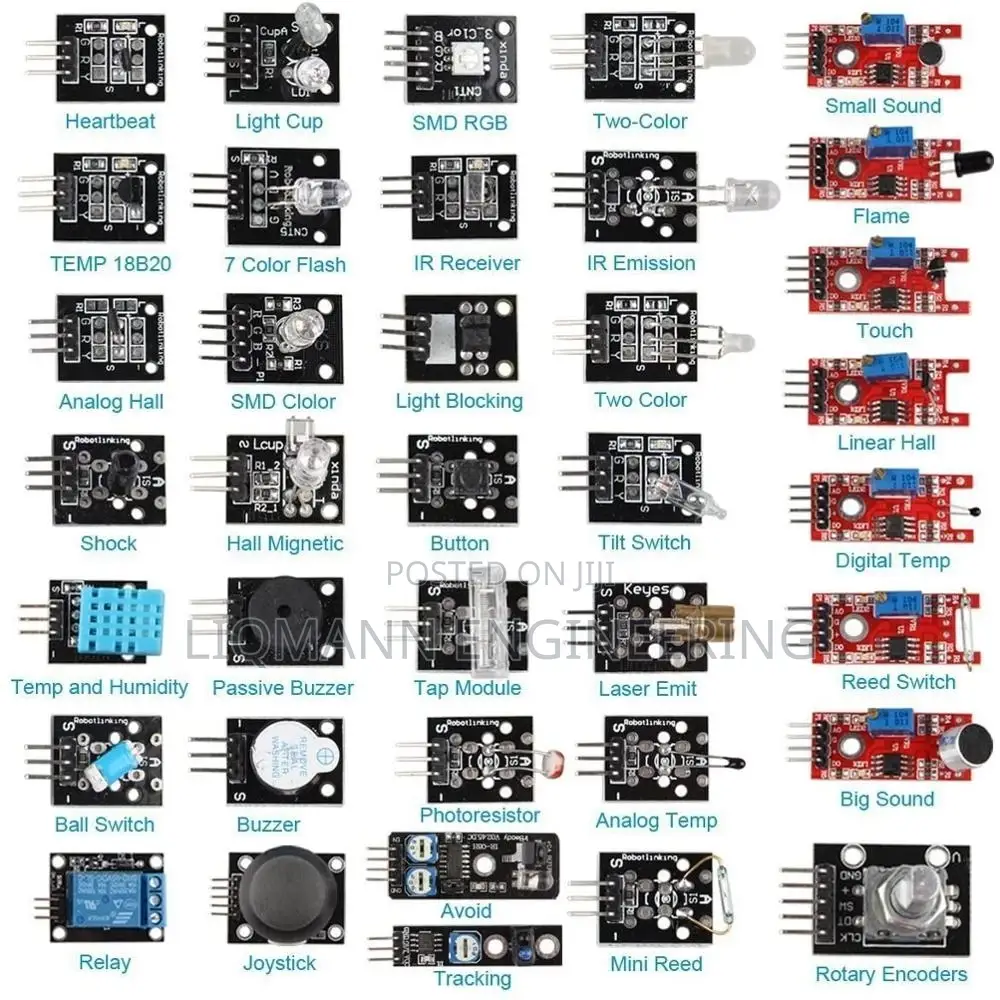 45 IN 1 Arduino Sensors Kit