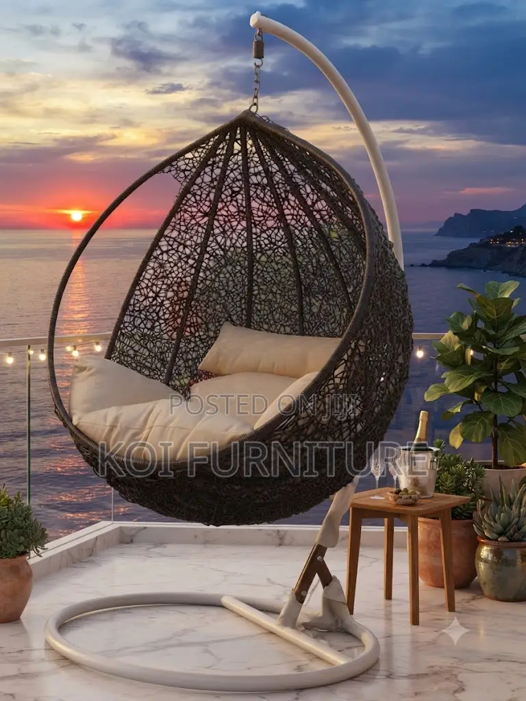 Home Chairs; Leather- Cotton Home Hammock Chair