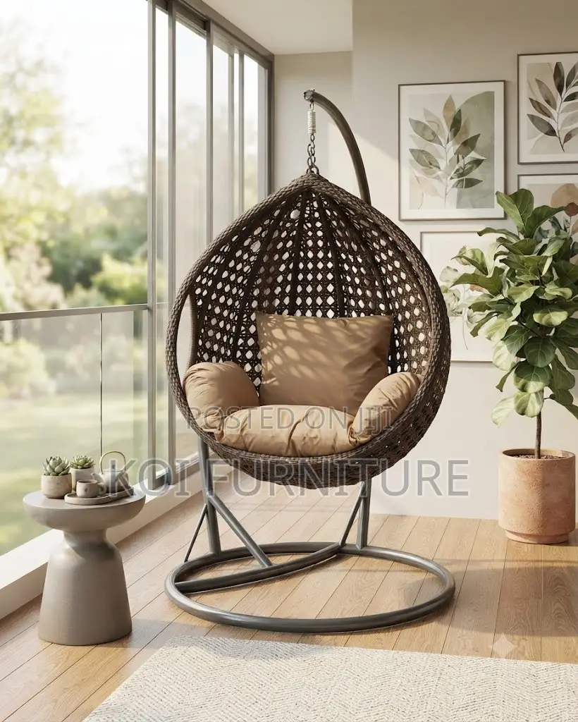 Home Chairs; Leather- Cotton Home Hammock Chair