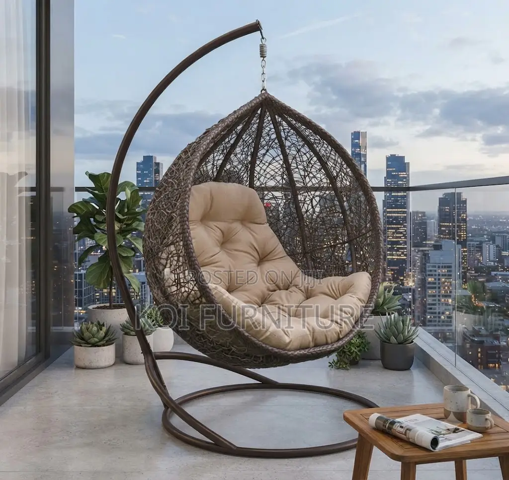 Home Chairs; Leather- Cotton Home Hammock Chair