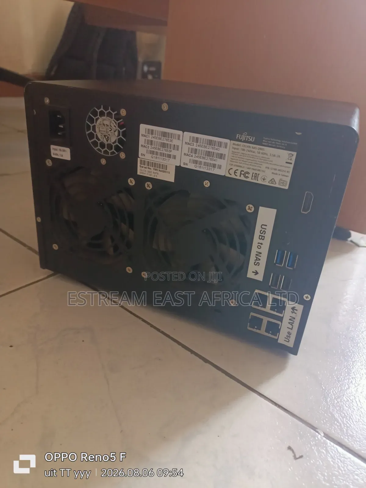 Network Attached Storage(NAS) - Fujitsu Q905 (QNAP 653 Pro)