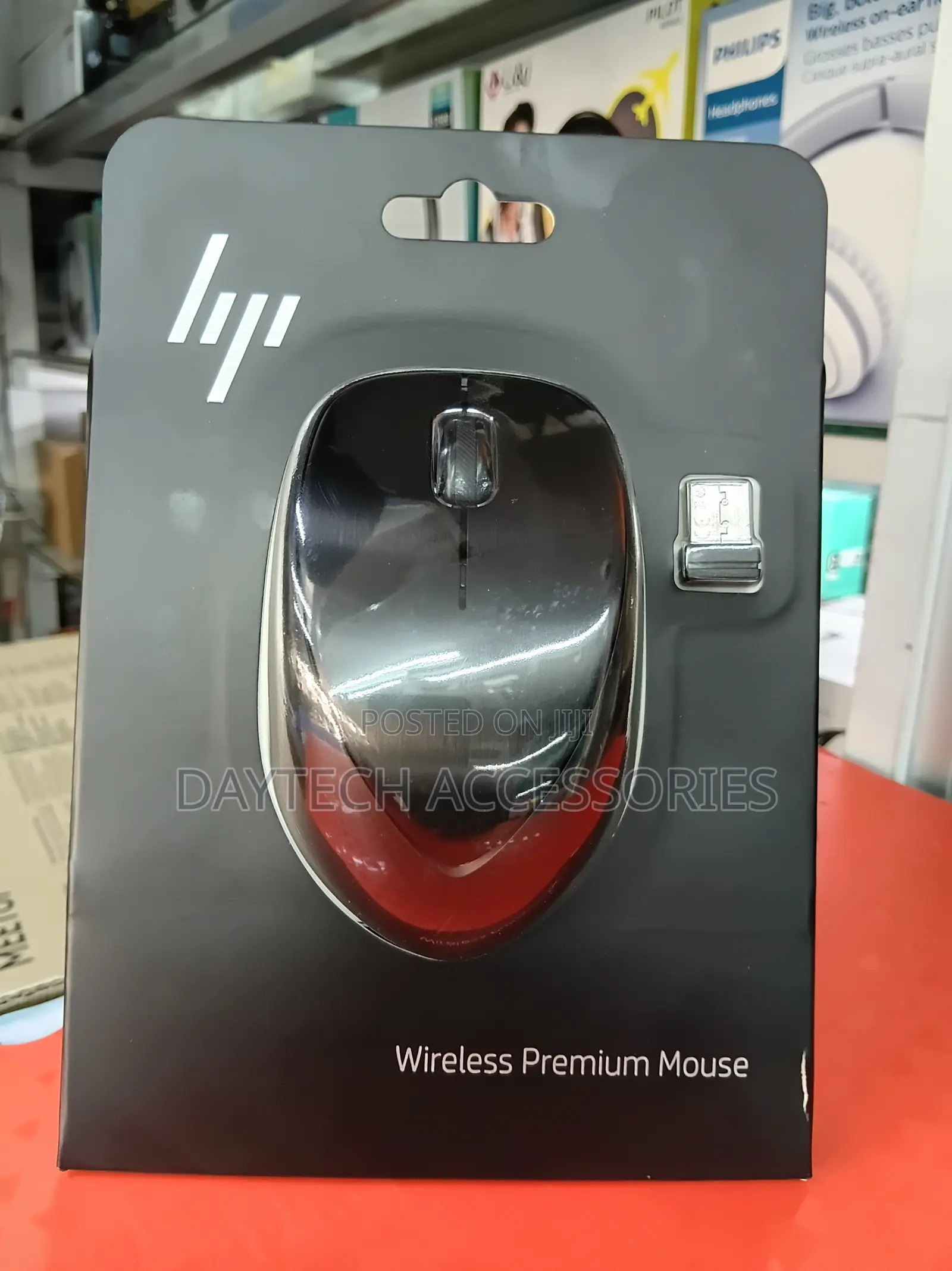 HP Wireless Mouse Premium - Receiver USB Black (1JR31AA)