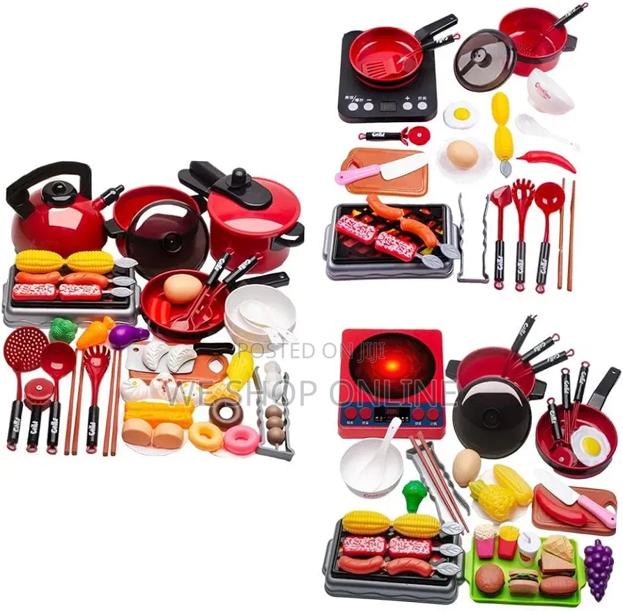 51-Piece Kids Kitchen Cookware Playset