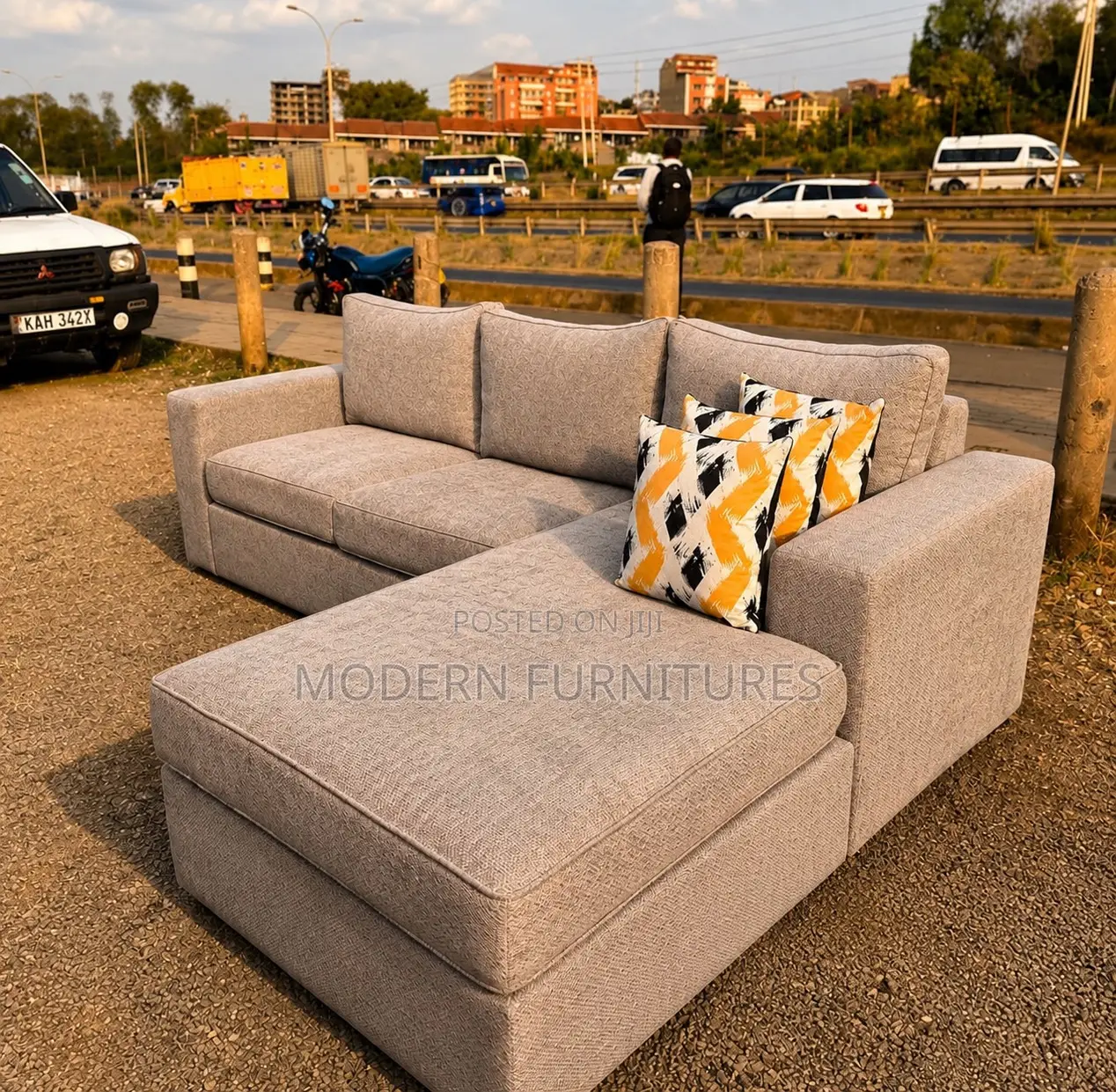 Crown Estate 6 Seater L Sofa/L Shaped Sofa