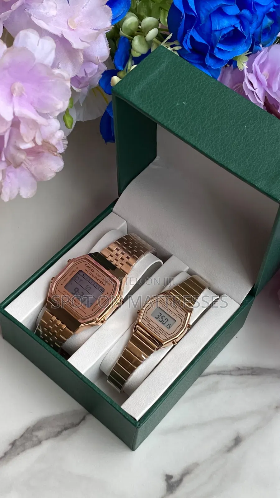 CASIO Digital Watch Couple Pair. Available in Bronze/Gold/Silver/Black
