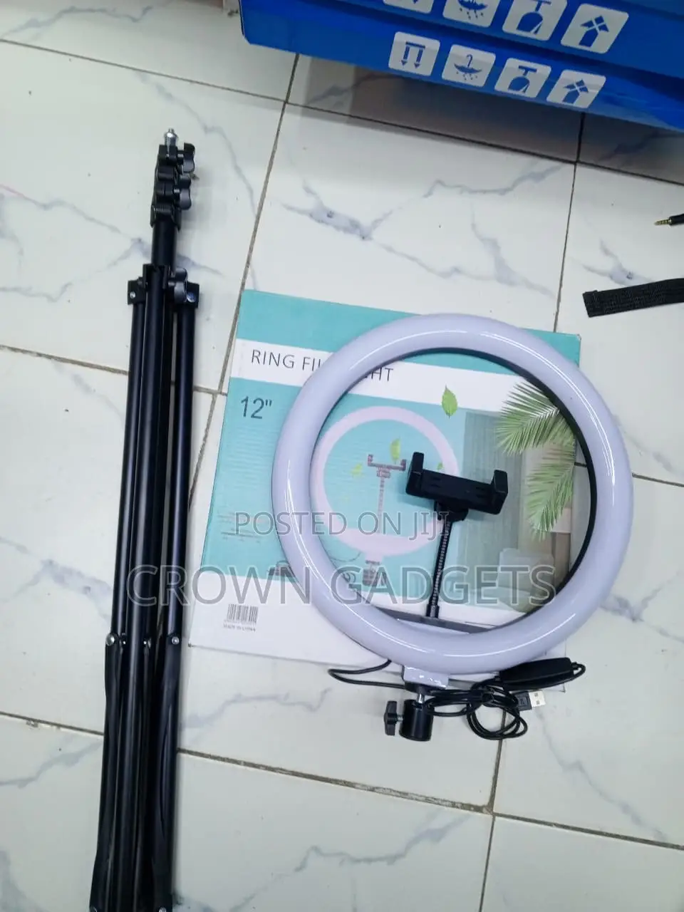 Professional 12 Inch Ring Light for Makeup Photography