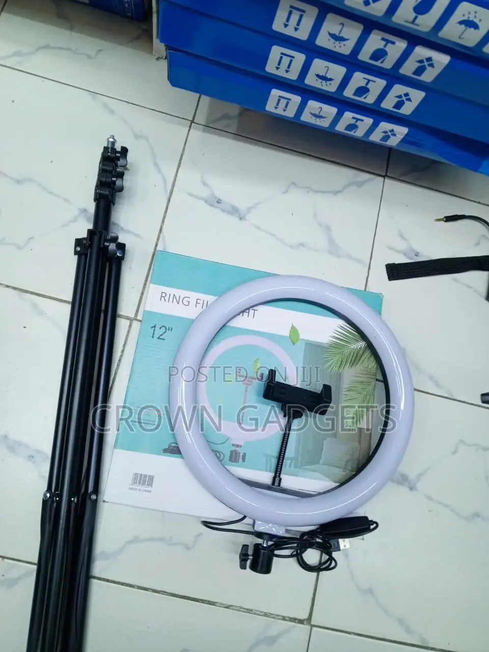 Professional 12 Inch Ring Light for Makeup Photography